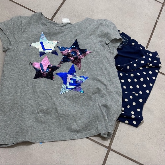 Gap Kids Girls T-shirt & Leggings size M(8). - Picture 6 of 6